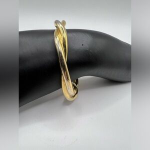 J. Crew Braided Gold Tone Cuff Bracelet